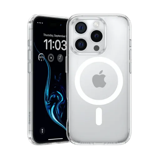 صورة Benks Lucent Pro Magnetic Drop-Resistant Protective Case T1 iP16 Pro Max Transparent