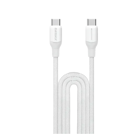 صورة MOMAX 1-LINK FLOW 100W USB-C TO USB-C CABLE 3M (Color: WHITE)