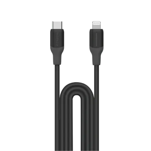 صورة MOMAX 1-LINK FLOW 35W USB-C TO LIGHTNING CABLE 1.2M (Color: BLACK)