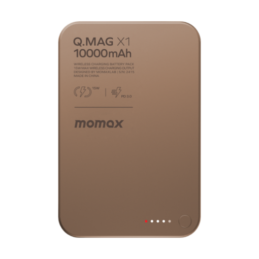 صورة Momax Q.MAG X1 magnetic Wireless Battery Pack (1000mah)13mm Ultra slim