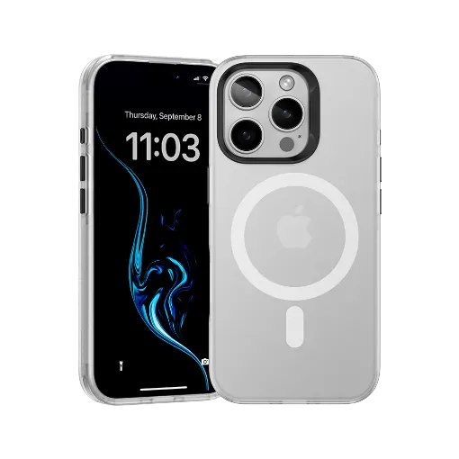 صورة Benks Lucid Armor Magnetic Case iP16 Pro White