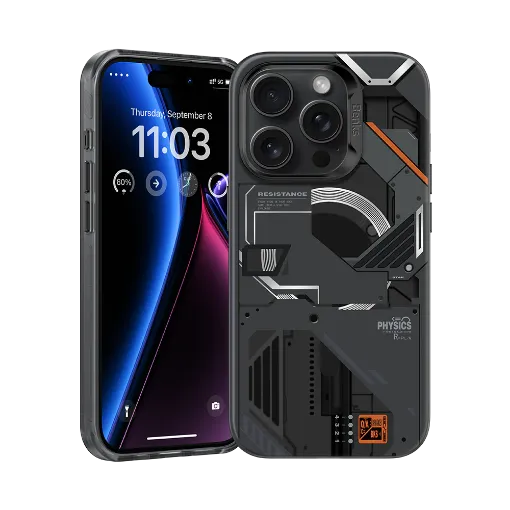 صورة Benks Magnetic Mecha Series Protective Case iP15 Pro Max Black