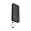 صورة MOMAX 1-POWER X 20000mAh Power Bank with Built-in USB-C Cable (Black)