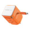 صورة MOMAX 1-CHARGE 65W GaN 1-Port Charger with Built-in USB-C Cable (Orange)