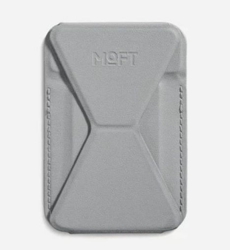 صورة MOFT Snap-On iPhone Stand & Wallet - Cement（MOVAS）